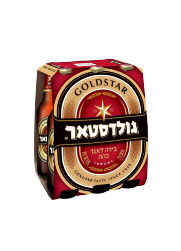 בירה גולדסטאר בקבוק - שישייה