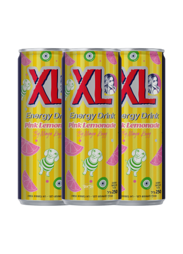 XL בטעם לימונדה ורודה- 3 יח'