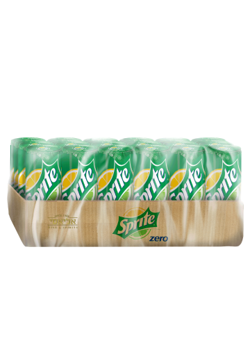 ארגז פחית ספרייט זירו 330 מל'