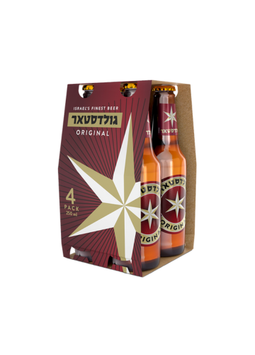 בירה גולדסטאר 250 מל - רביעייה 2=40 ש"ח
