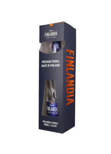 וודקה פינלנדיה מארז עם כוס