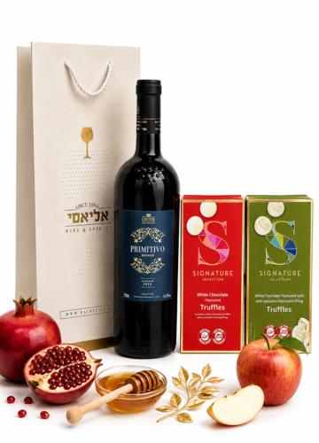 מארז יין לחג - פרימיטיבו וטראפלס