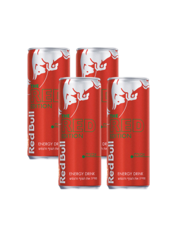 משקה אנרגייה רד בול אבטיח- 4 יח'