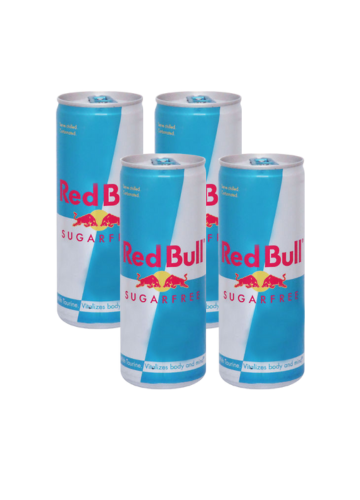 משקה אנרגייה רד בול ללא סוכר - 4 יח'