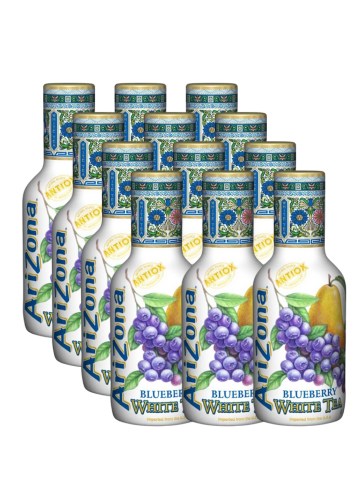 אריזונה תה לבן בטעם אוכמניות- ארגז